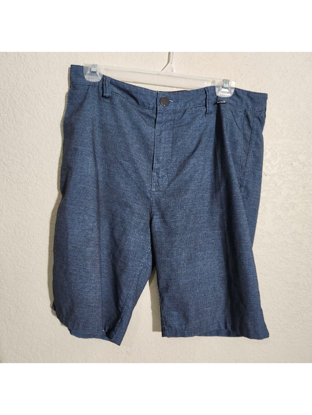 Hurley Board Shorts Mens Striped Blue Size 32